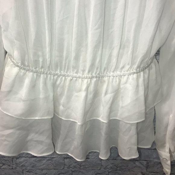 NWT Elle Sasson 100% Silk Blouse - Picture 3 of 8